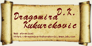 Dragomira Kukureković vizit kartica